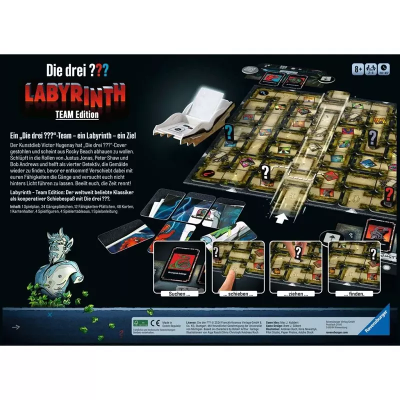 Die drei Labyrinth - Team Edition, lautapeli