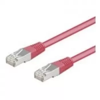 Wentronic Goobay CAT 5e patchkaapeli, SF/UTP, magenta, 3 m - CCA kuparisekoitus (93416)