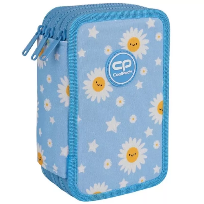 Kolmikerroksinen penaali varusteilla CoolPack Jumper 3 DAISY SUN
