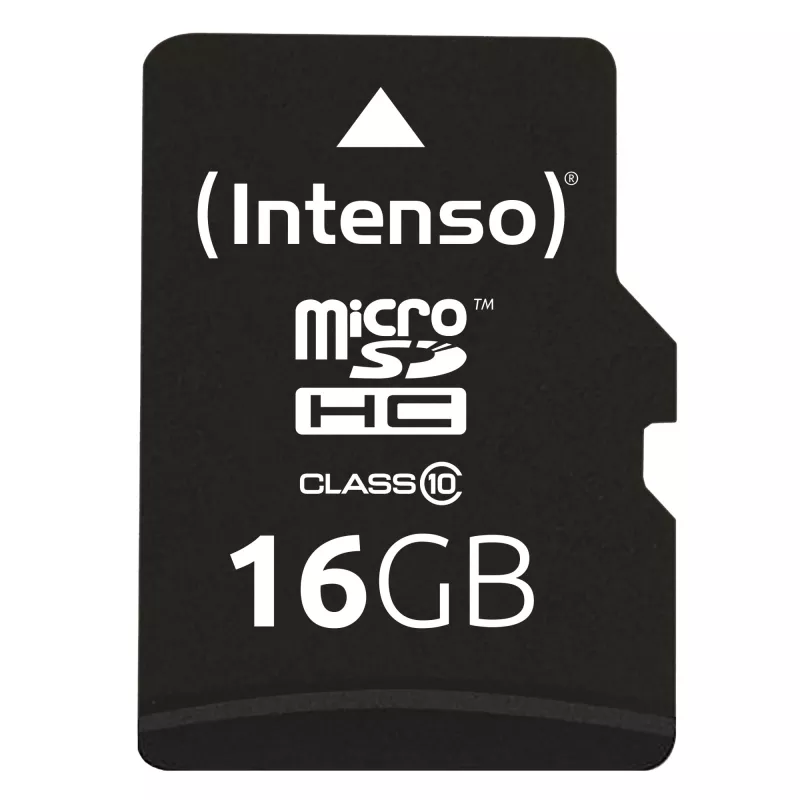 MUISTI MICRO SDHC 16GB C10/W/ADAPTER 3413470 INTENSO