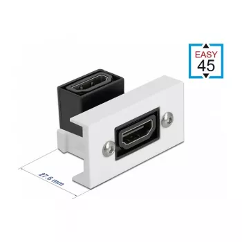 HDMI-moduuli DeLOCK Easy 45 81304 kulma 90° 22,5 x 45 mm
