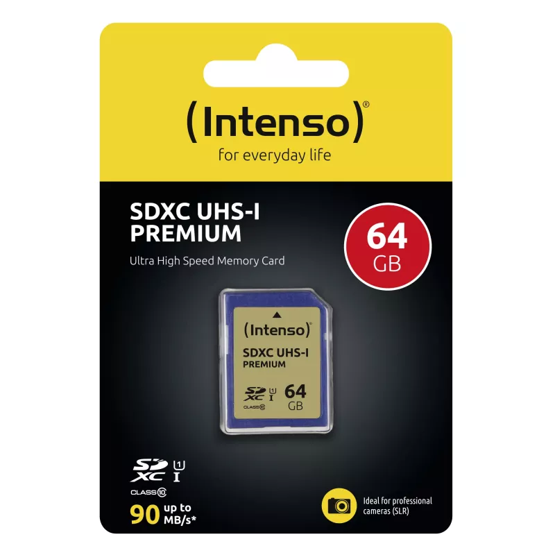 Intenso muistikortti 64 GB SDXC UHS-I Class 10 3421490