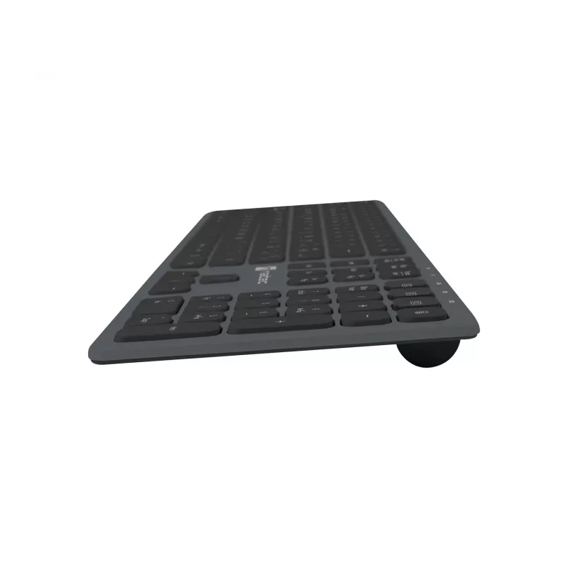 NATEC NKL-1830 näppäimistö yleiskäyttöön RF langaton Bluetooth QWERTY espanja musta harmaa