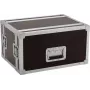 Rack 6U Roadinger Profi 25 cm — ammattimainen 19 tuuman laiterack, 6 HE, syvyys 25 cm