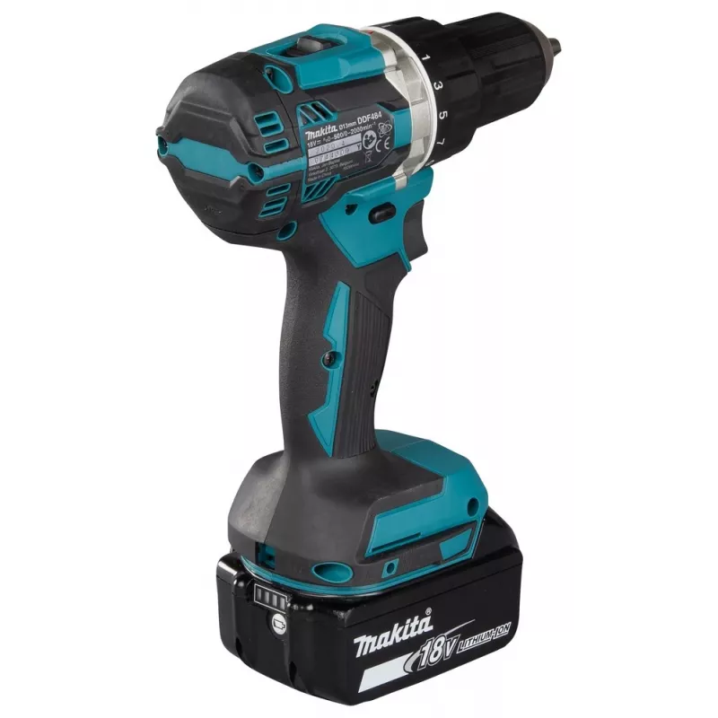 Makita DDF484RFJ porakone 2000 RPM 1.8 kg musta, sininen