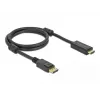 Kaapeli DeLOCK Active DisplayPort 1.2 - HDMI 4K 60 Hz 1 m