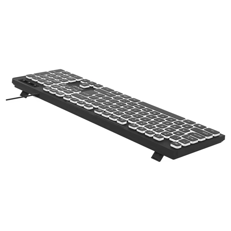 Savio KB-04 näppäimistö koti/toimisto USB QWERTY UK International musta