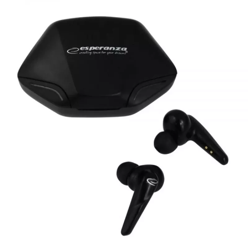 Esperanza EH231K kuulokkeet/headset langaton nappikuulokkeet puhelut/musiikki Micro-USB Bluetooth musta
