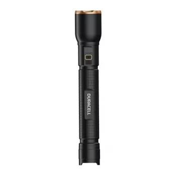 Taskulamppu Duracell DF6000R lahjalaatikko — kädessä pidettävä ladattava taskulamppu, musta