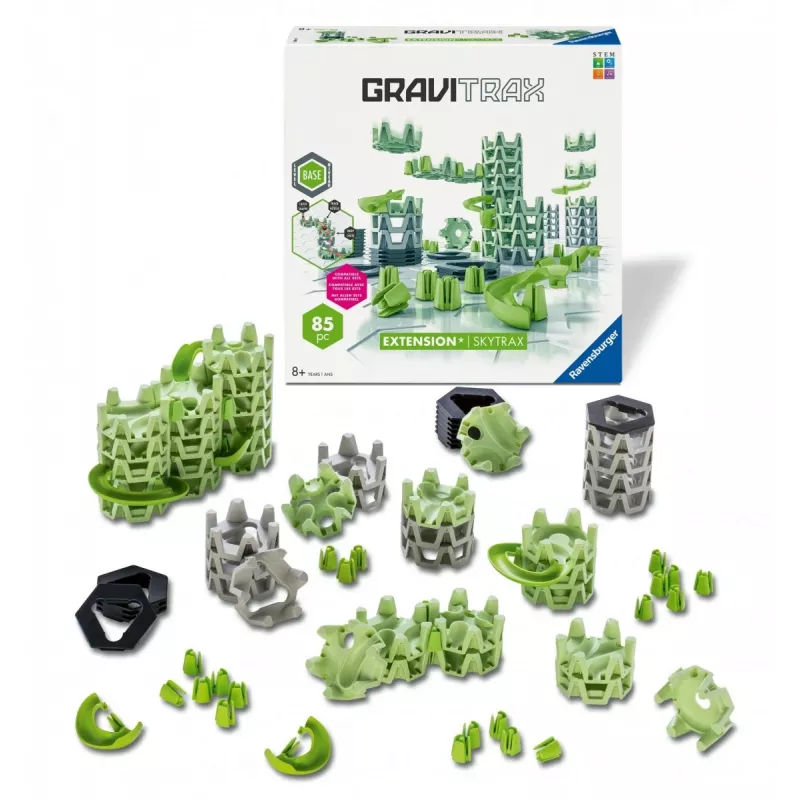 Kuularata Ravensburger GraviTrax laajennus Skytrax 8-vuotiaasta