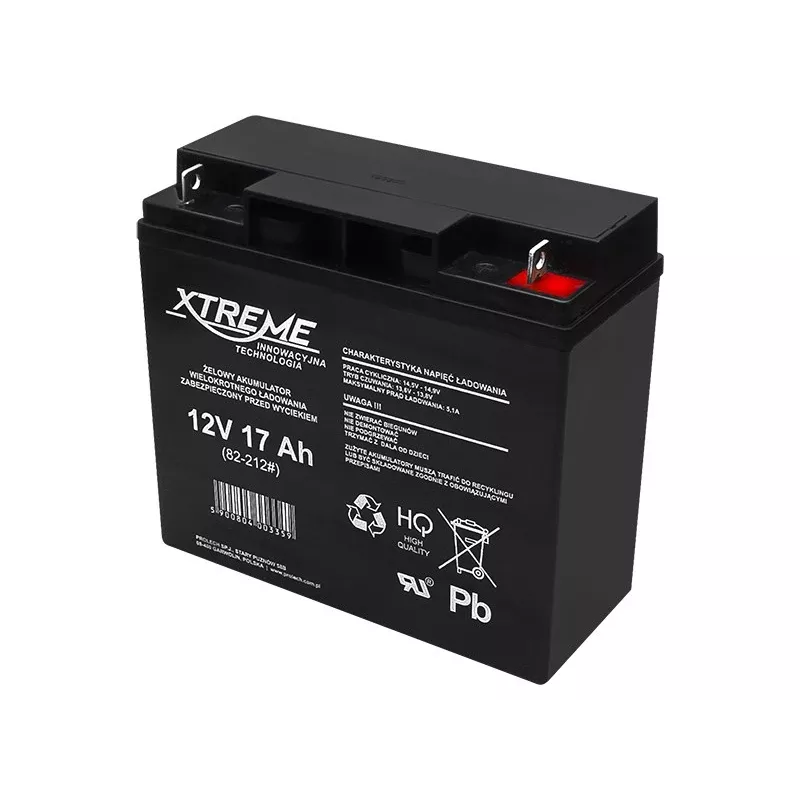 Geeliakku 12V 17Ah XTREME