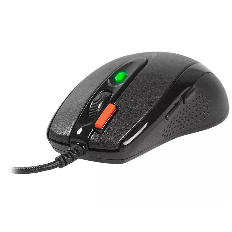 Pelihiiri A4Tech X-7120 USB Type-A molempikätinen 2000 DPI, 3 ms, johdollinen, musta