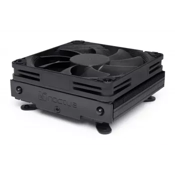 CPU-jäähdytin Noctua NH-L9i chromax.musta, matala 92 mm:n tuuletin, tuki LGA1151/LGA115x/AM4, 37 mm korkeus, 95x95 mm jäähdytyssiili