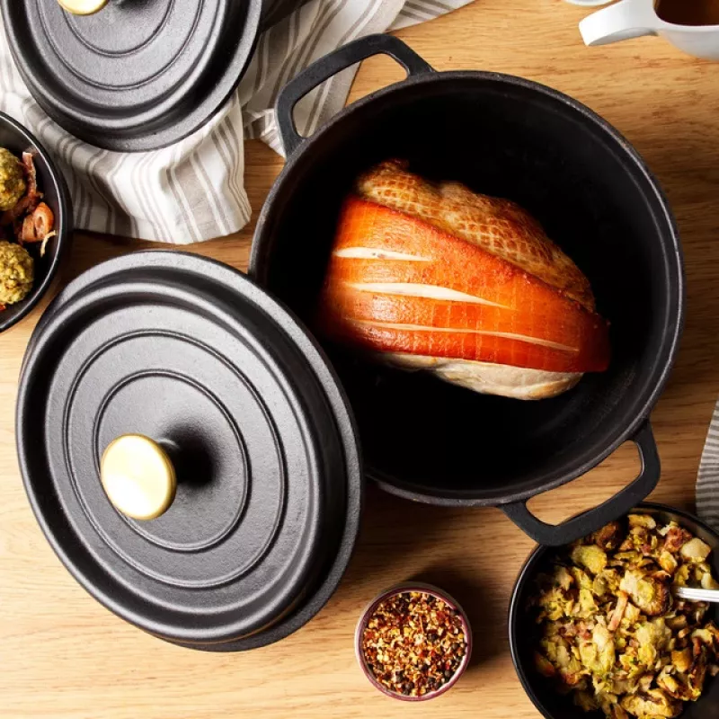 Valurautainen patapata Russell Hobbs 24 cm, musta