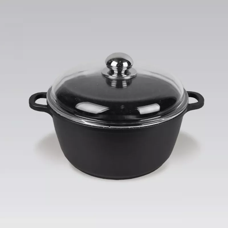 Maestro MR-4620C kattila kannella 20 cm 2,1 l musta