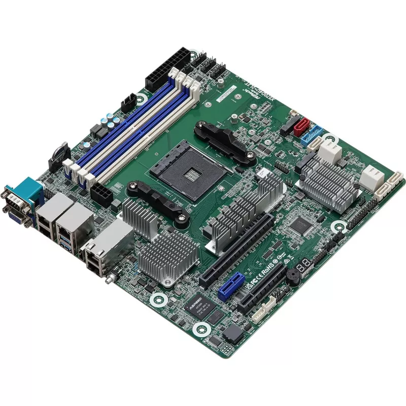 ASRock X570D4U-2L2T/BCM emolevy AMD X570 kanta AM4 micro ATX