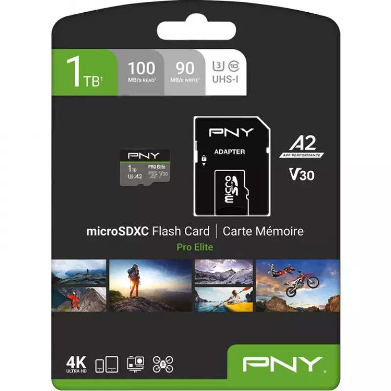 MicroSDXC PNY Pro Elite 1 TB UHS-I malli