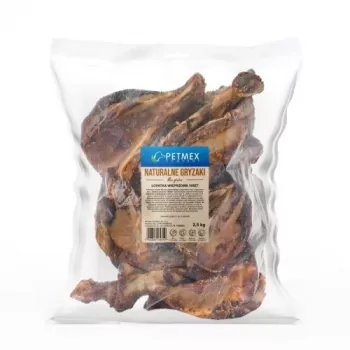 Koirien pureskeluluu PETMEX Schweineschulter, luonnolliset sianlapapureskelusuikaleet, 10 kpl, 2 kg pakkaus aikuisille koirille (2–4,9 kg)
