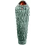 DEUTER Exosphere +4° EL makuupussi sage-paprika, kevyt ja kompakti naisten makuupussi vasemmanpuoleisella vetoketjulla