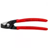 Kaapelisakset Knipex 95 11 160 — 160 mm leikkausteho, ergonomiset kahvat