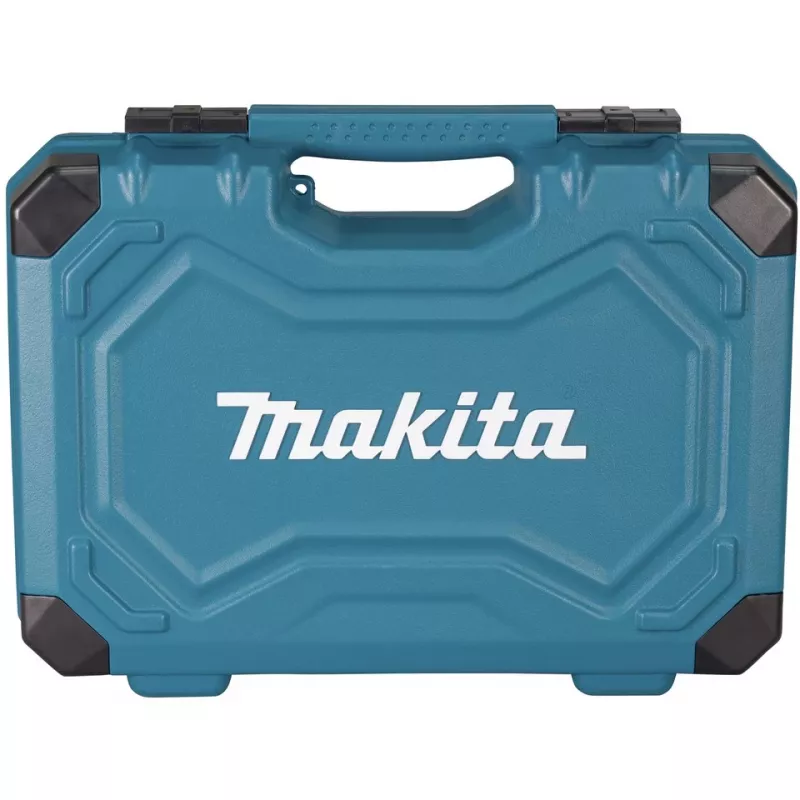 Käsityökalusarja E-17980, 231 osaa sininen, sis. 2 vaihtoräikkää, 1/4 ja 1/2, laukku