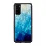 iKins suojakotelo Samsung Galaxy S20:lle — blue lake musta viimeistely