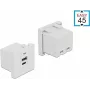 Pistorasia USB A + USB C DeLOCK 81313