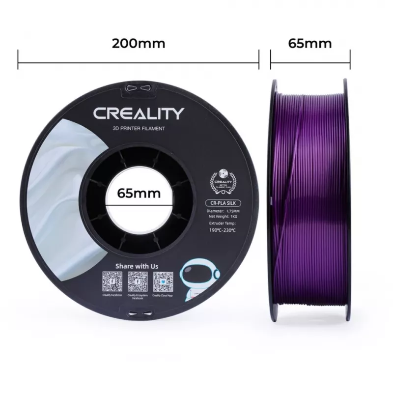 3D-tulostusmateriaali Creality 3D 3301120005 silkkinen lila 1 kg