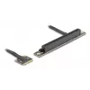 Delock Sovitin Mini PCIe uros - PCIe 3.0 x16 -paikka, 90 asteen kulma, kaapelilla