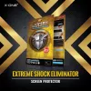 Shock Eliminator X-ONE kotelo iPhone 7 — musta, kestävä kevyt suojakotelo