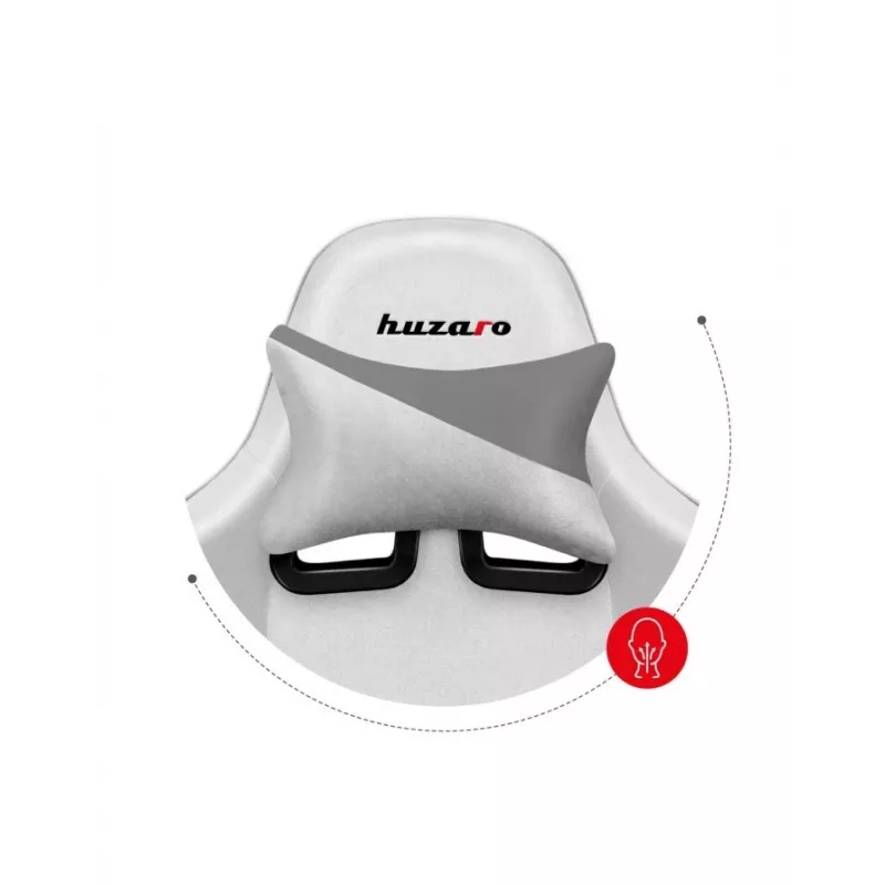 Huzaro Force 6.2 kpl pelituoli Bucket-(kuoripenkki) harmaa, valkoinen