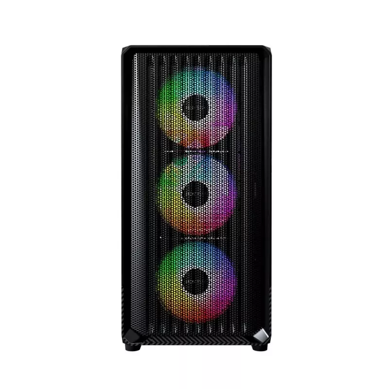 Montech X5M (B) Micro Tower -PC-kotelo – Micro-ATX/Mini-ITX, 3x120mm edessä, 1x120mm takana, tukee ATX-virtalähteitä, 2x3,5 inch + 4x2,5 inch, musta