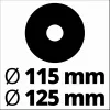 Einhell TS 115/125 katkaisujalusta kulmahiomakoneille (115 mm ja 125 mm laikat)