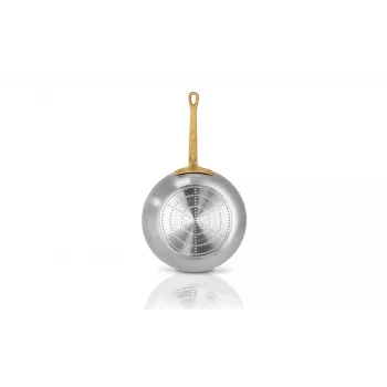Pensofal 4904-E wok-paistinpannu 28 cm valetusta messingistä valmistetulla kahvalla