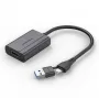 Kaapelisovitin Vention ACYHB – USB-C + USB-A HDMI:hin, harmaa