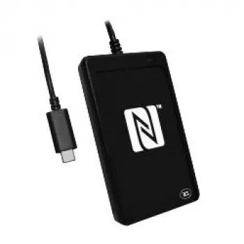 Kortinlukija ACS ACR1252U-MF USB Type-C NFC-lukija, kontaktiton älykorttituki