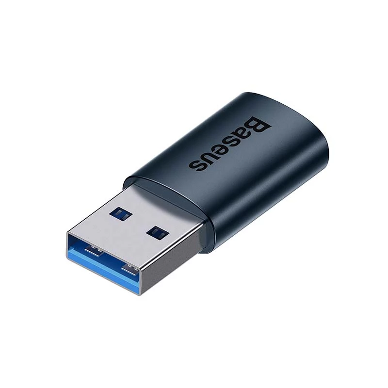 Baseus Ingenuity USB-A-USB-C-adapteri OTG (sininen)
