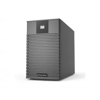 UPS-akkukaappi PowerWalker BP I72T-12x9Ah Tower musta — 12 paikkaa, 9 Ah akut, rullat, 318×192×428 mm