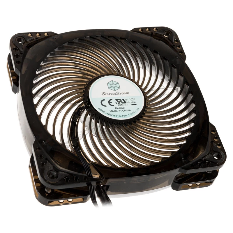 SilverStone SST-AP124-ARGB 120mm ARGB kotelotuuletin - musta