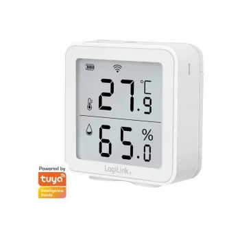 LogiLink SC0116 hygrometri psykrometri sisäkäyttöön elektroninen valkoinen digitaalinen