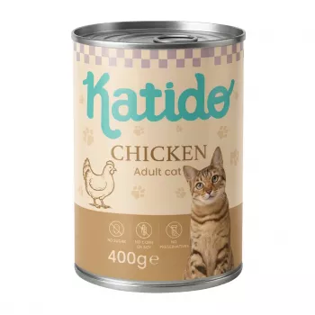 KATIDO kana - märkäruoka kissoille - 400 g