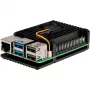 Joy-IT Armor Case BLOCK ACTIVE SBC-kotelo sopii kehitysalustoille Raspberry Pi (RB-AlucaseP5-07FAN)