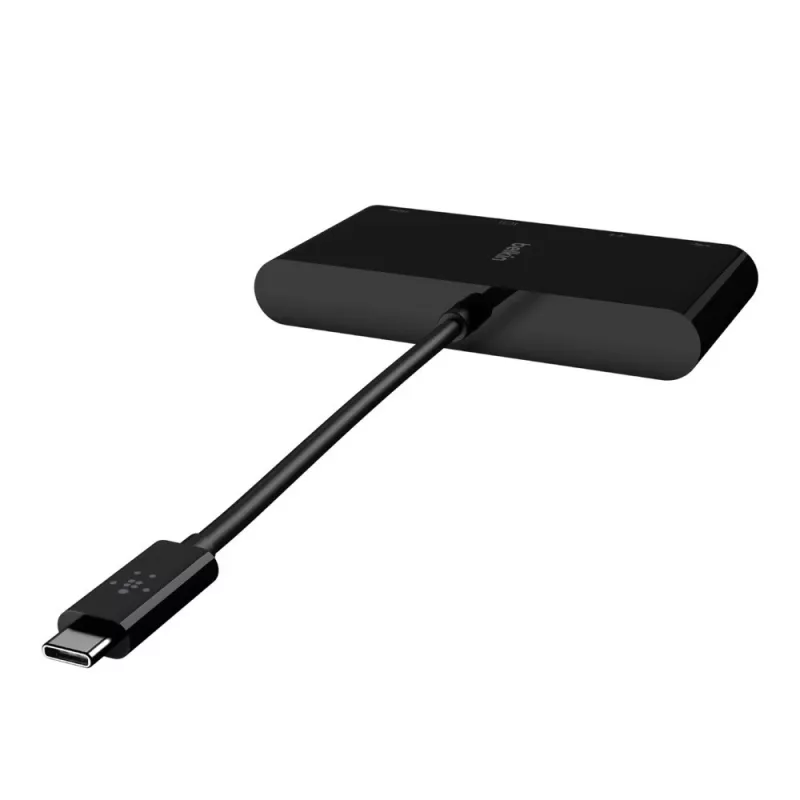 Belkin AVC005BTBK USB-keskitin USB 3.2 Gen 1 (3.1 Gen 1) Type-C musta