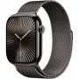 Apple Watch Series 10 GPS + Cellular 46 mm Slate Titanium -kotelo ja Slate Milanese -ranneke – M/L (MWYW3QF/A)