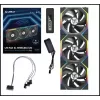 LIAN LI UNI FAN SL Wireless 120 ARGB musta 3 kpl:n pakkaus