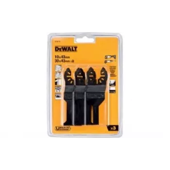 DeWalt DT20713-QZ monitoimityökalun lisävarustesarja, 3 kpl