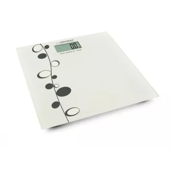 Henkilövaaka Esperanza Zumba EBS005 - elektroninen, 180 kg, valkoinen lasi