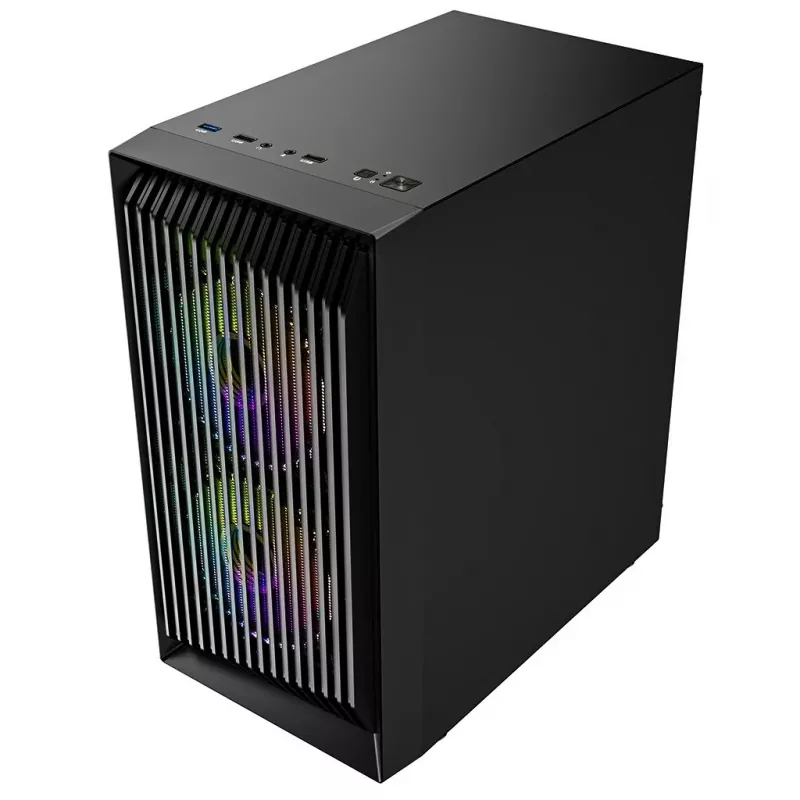 Tietokonekotelo Logic Concept Atos AM-ATOS-10-0000000-0002 ATX musta