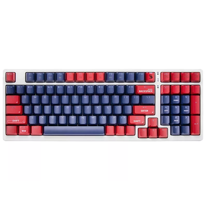 A4Tech Bloody S98 mekaaninen pelinäppäimistö, USB, Sports Navy, BLMS Red Plus -kytkimet