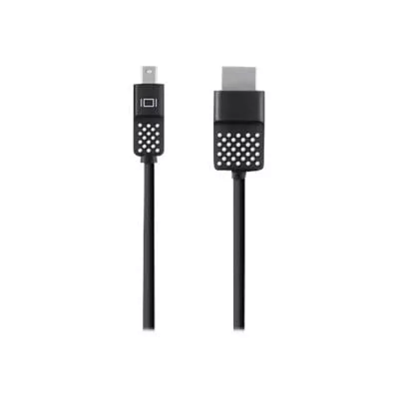 Mini DisplayPort - HDTV-kaapeli, 1,8 m, Mini DisplayPort, HDMI, uros, uros, musta
